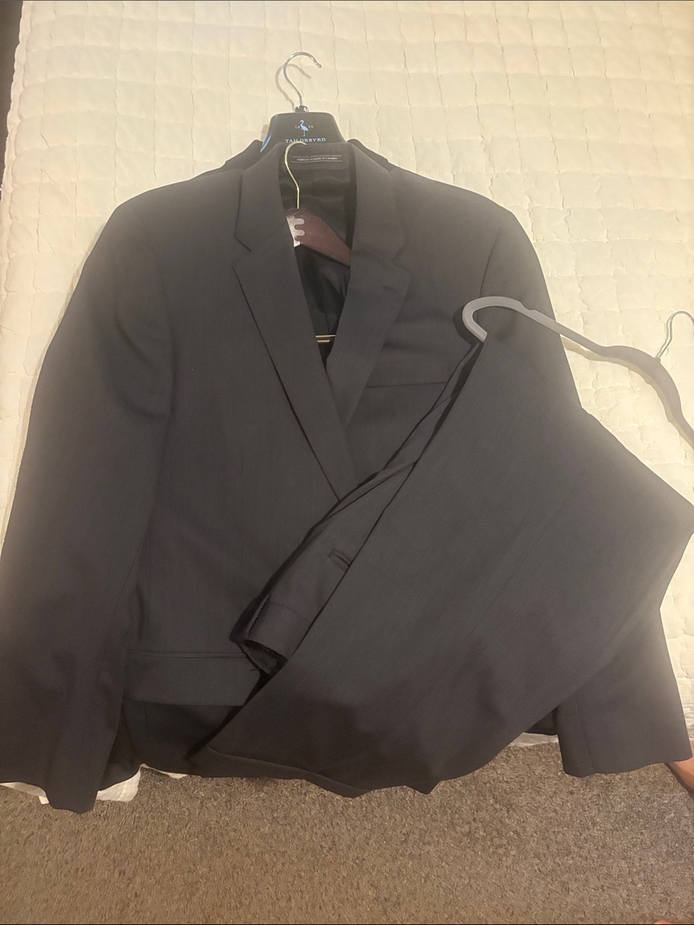 Men's Classic Black Two-Piece Suit Jacket & Pants - Timeless Formal Set